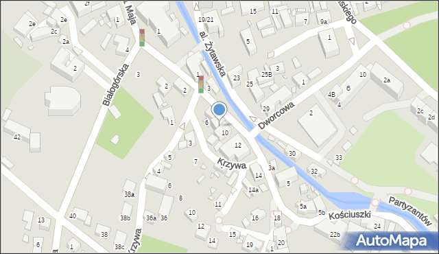 Bogatynia, Kościuszki Tadeusza, gen., 8, mapa Bogatynia