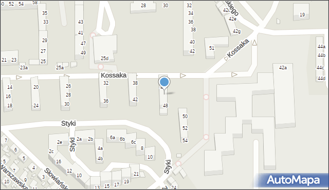 Bogatynia, Kossaka Wojciecha, 46, mapa Bogatynia