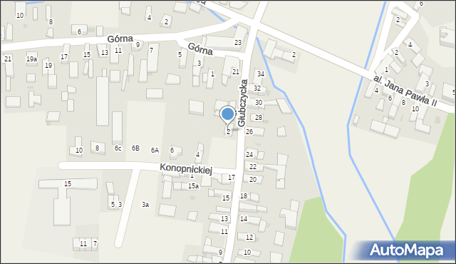 Bogdanowice, Konopnickiej Marii, 2, mapa Bogdanowice