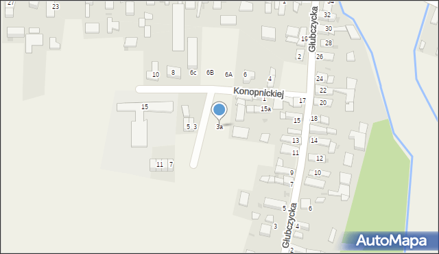 Bogdanowice, Konopnickiej Marii, 3a, mapa Bogdanowice