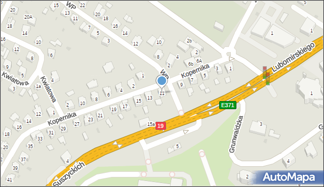 Boguchwała, Kopernika Mikołaja, 11, mapa Boguchwała