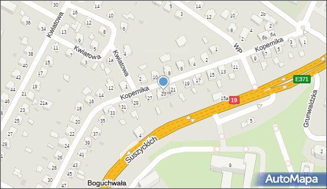 Boguchwała, Kopernika Mikołaja, 23, mapa Boguchwała