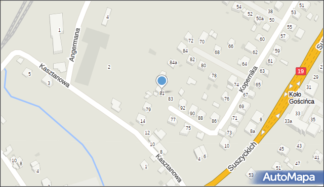 Boguchwała, Kopernika Mikołaja, 81, mapa Boguchwała