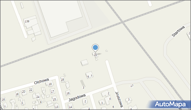 Bogucin, Kolejowa, 22, mapa Bogucin