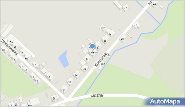 Boguszów-Gorce, Kościuszki Tadeusza, gen., 35, mapa Boguszów-Gorce