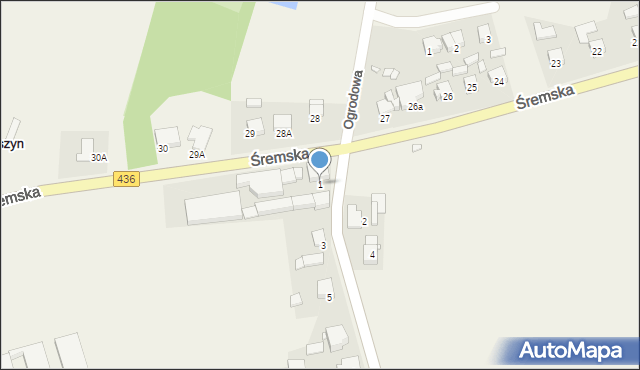 Boguszyn, Kolnicka, 1, mapa Boguszyn