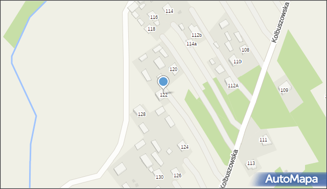 Bojanów, Kolbuszowska, 122, mapa Bojanów
