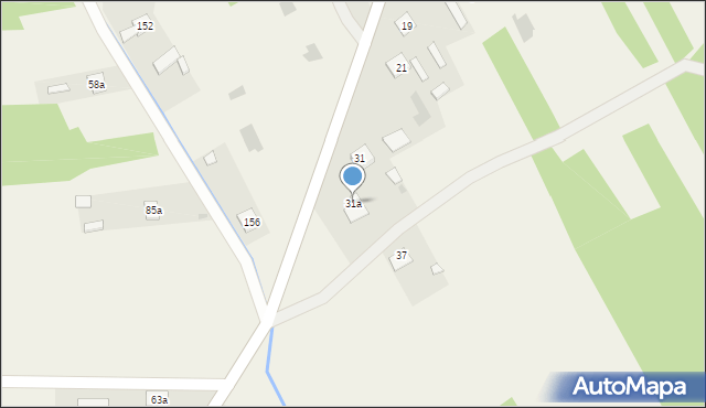 Bojanów, Kolbuszowska, 31a, mapa Bojanów