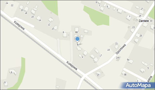 Bolęcin, Kolejowa, 6, mapa Bolęcin