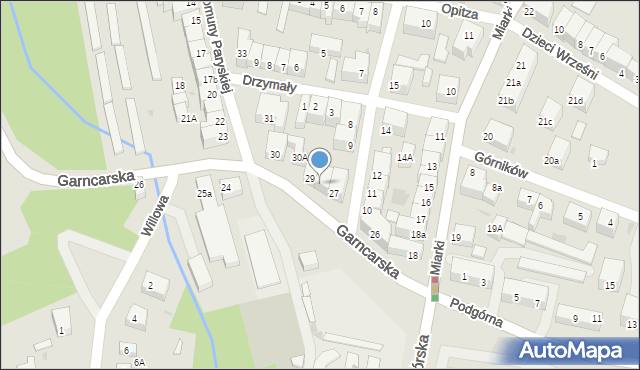 Bolesławiec, Komuny Paryskiej, 28, mapa Bolesławca