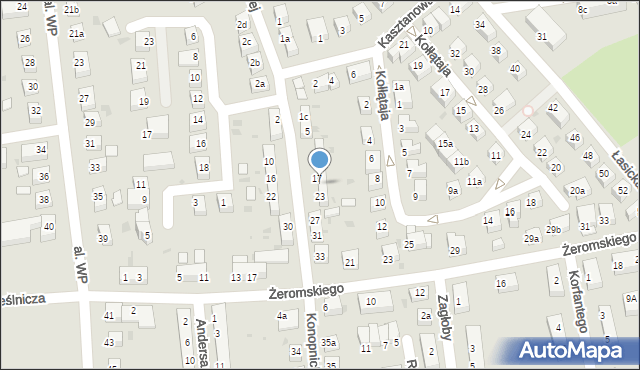Bolesławiec, Konopnickiej Marii, 19, mapa Bolesławca