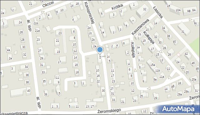 Bolesławiec, Konopnickiej Marii, 2, mapa Bolesławca