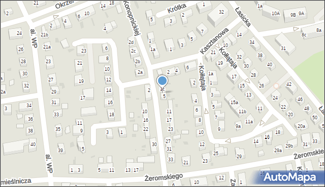 Bolesławiec, Konopnickiej Marii, 3, mapa Bolesławca