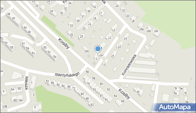 Bolesławiec, Konradowska, 3, mapa Bolesławca