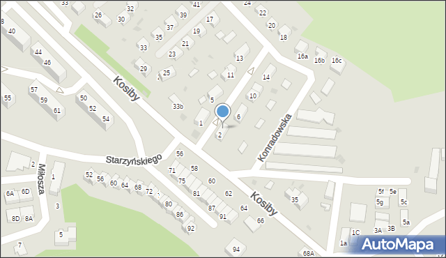 Bolesławiec, Konradowska, 4, mapa Bolesławca