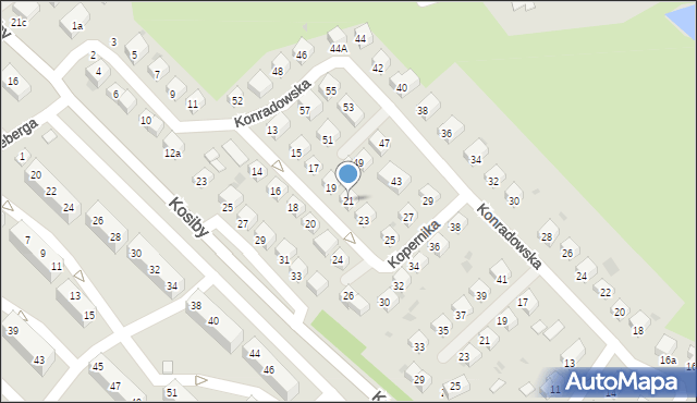 Bolesławiec, Kopernika Mikołaja, 21, mapa Bolesławca