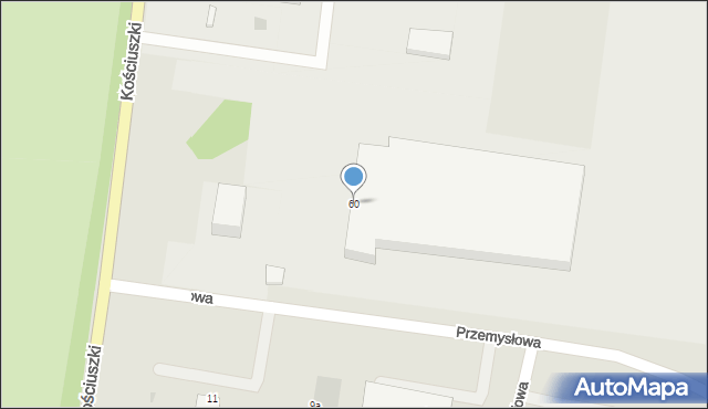 Bolesławiec, Kościuszki Tadeusza, gen., 60, mapa Bolesławca