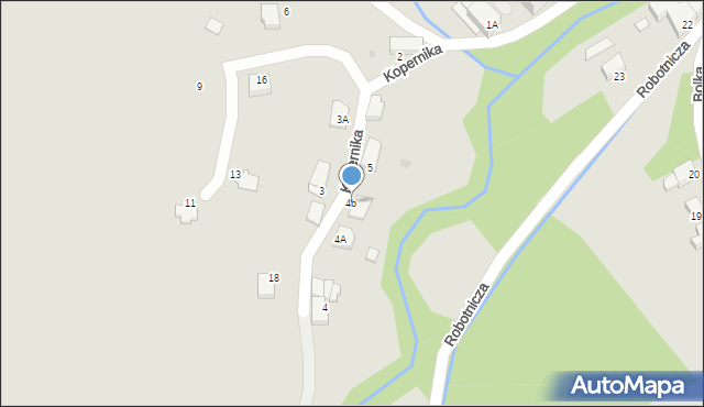 Bolków, Kopernika Mikołaja, 4b, mapa Bolków