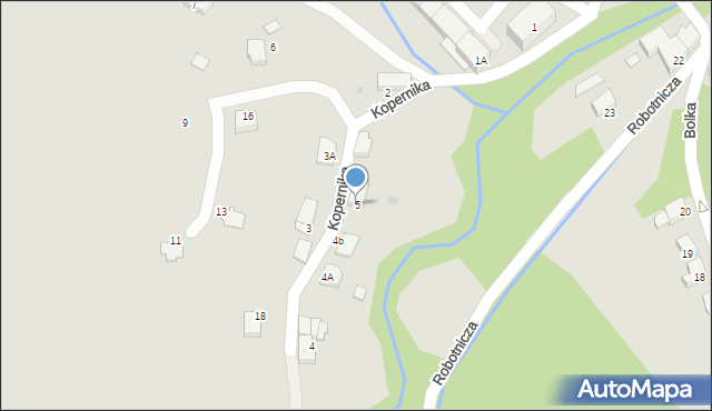 Bolków, Kopernika Mikołaja, 5, mapa Bolków
