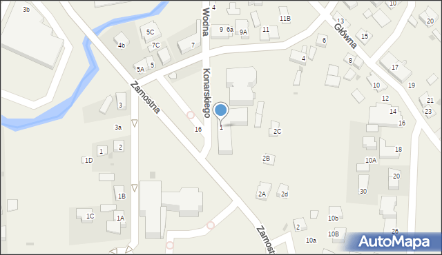 Bolszewo, Konarskiego Stanisława, ks., 1, mapa Bolszewo