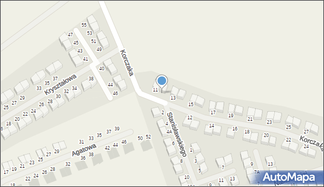 Borowiec, Korczaka Janusza, 11A, mapa Borowiec