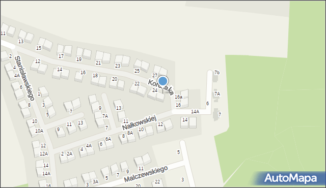 Borowiec, Korczaka Janusza, 24A, mapa Borowiec
