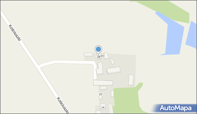 Borzykowa, Kościuszki Tadeusza, gen., 18, mapa Borzykowa