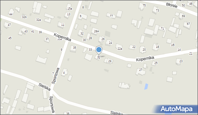 Brańsk, Kopernika Mikołaja, 31, mapa Brańsk