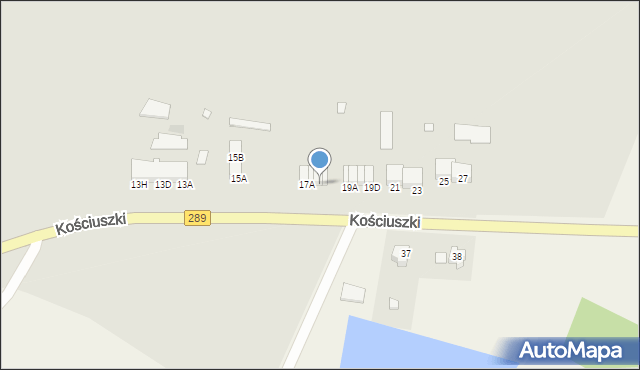 Brody, Kościuszki Tadeusza, gen., 17C, mapa Brody