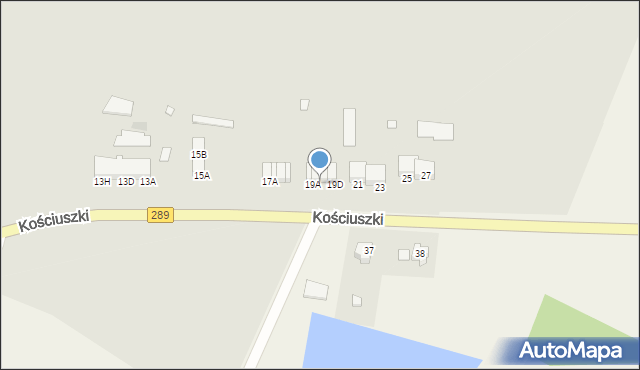 Brody, Kościuszki Tadeusza, gen., 19B, mapa Brody