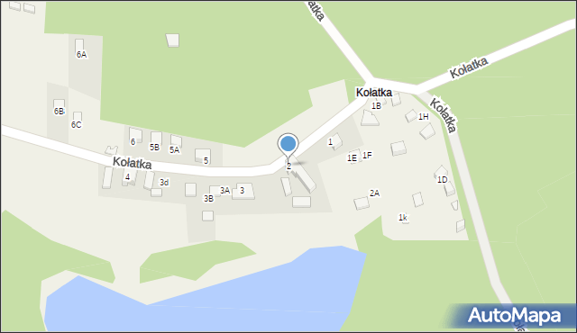 Bronków, Kołatka, 2, mapa Bronków