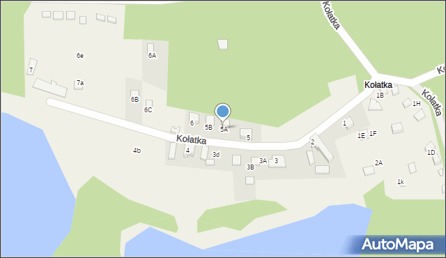 Bronków, Kołatka, 5A, mapa Bronków