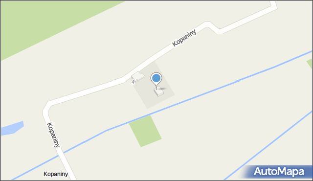 Bronów, Kopaniny, 4a, mapa Bronów