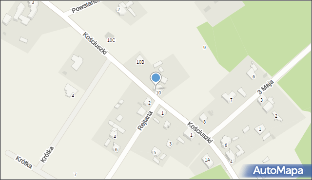 Bronowice, Kościuszki Tadeusza, gen., 10A, mapa Bronowice