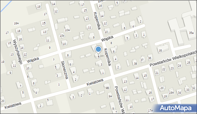 Brudzew, Kopernika Mikołaja, 5, mapa Brudzew