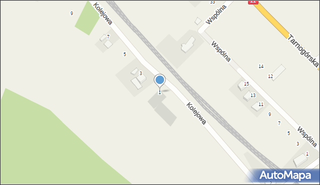 Brynek, Kolejowa, 1, mapa Brynek