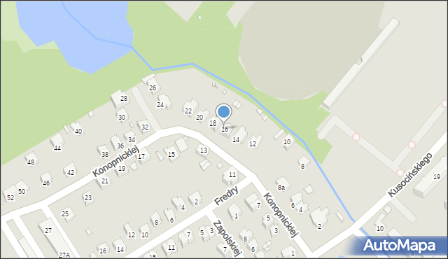 Brzeg, Konopnickiej Marii, 16, mapa Brzeg
