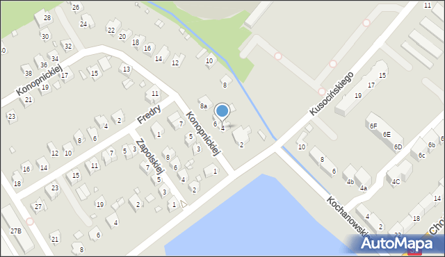 Brzeg, Konopnickiej Marii, 4, mapa Brzeg