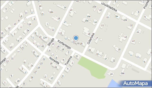 Brzeg, Korfantego Wojciecha, 23, mapa Brzeg