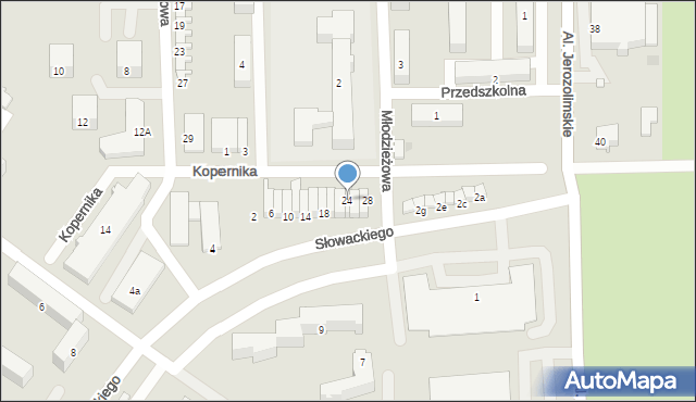 Brzeg Dolny, Kopernika Mikołaja, 24, mapa Brzeg Dolny