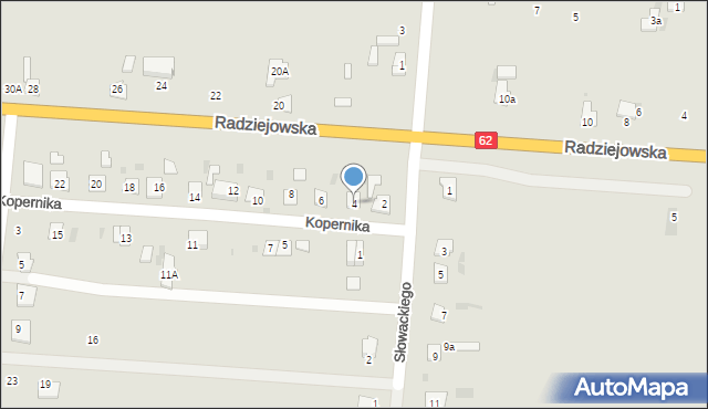 Brześć Kujawski, Kopernika Mikołaja, 4, mapa Brześć Kujawski