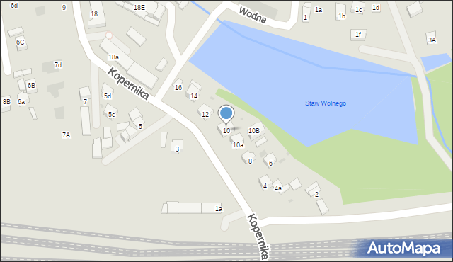 Brzesko, Kopernika Mikołaja, 10, mapa Brzesko