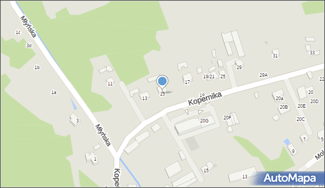 Brzesko, Kopernika Mikołaja, 15, mapa Brzesko