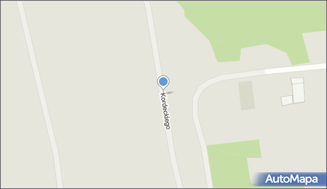 Brzeziny, Kordeckiego Augustyna, ks., 12, mapa Brzeziny