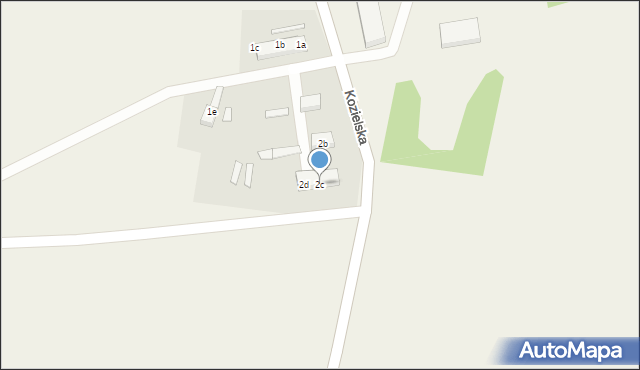 Brzeźnica, Kozielska, 2c, mapa Brzeźnica