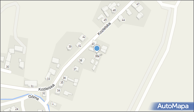 Brzeźnica, Kozielska, 38a, mapa Brzeźnica
