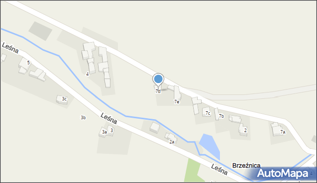 Brzeźnica, Kozielska, 7d, mapa Brzeźnica