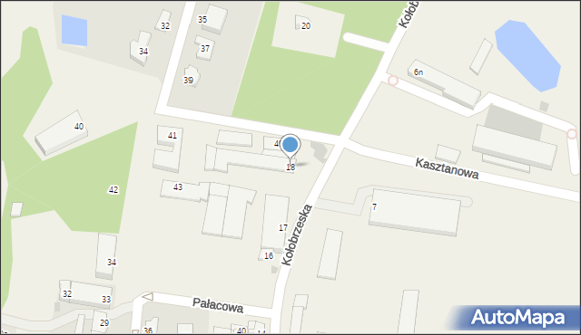 Budzistowo, Kołobrzeska, 18, mapa Budzistowo