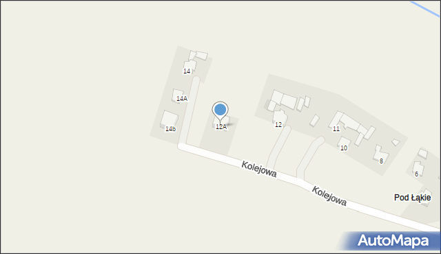 Bukowiec, Kolejowa, 12A, mapa Bukowiec