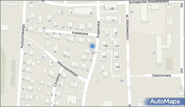 Busko-Zdrój, Kopernika Mikołaja, 13, mapa Busko-Zdrój